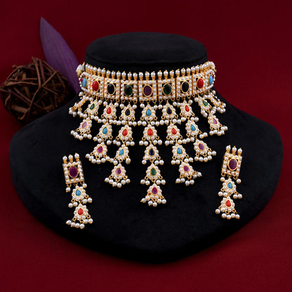 Rajasthani Rajputi Jadaau Choker Set