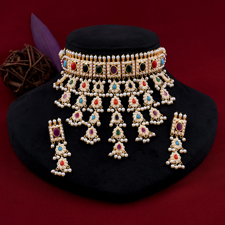 Rajasthani Rajputi Jadaau Choker Set