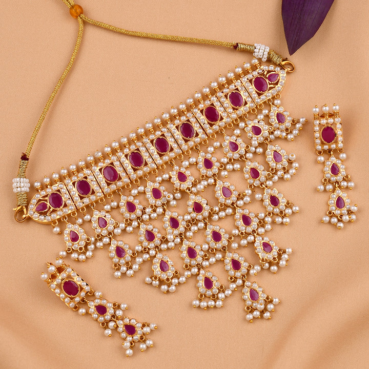 Rajasthani Rajputi Jadaau Choker Set