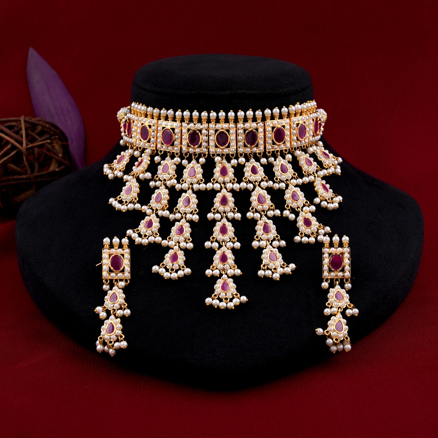 Rajasthani Rajputi Jadaau Choker Set