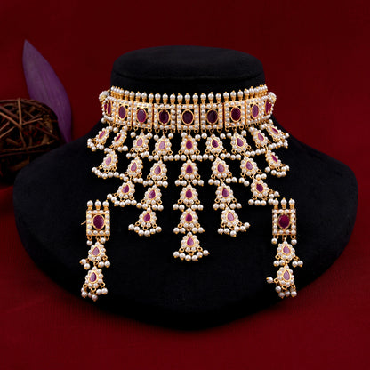 Rajasthani Rajputi Jadaau Choker Set