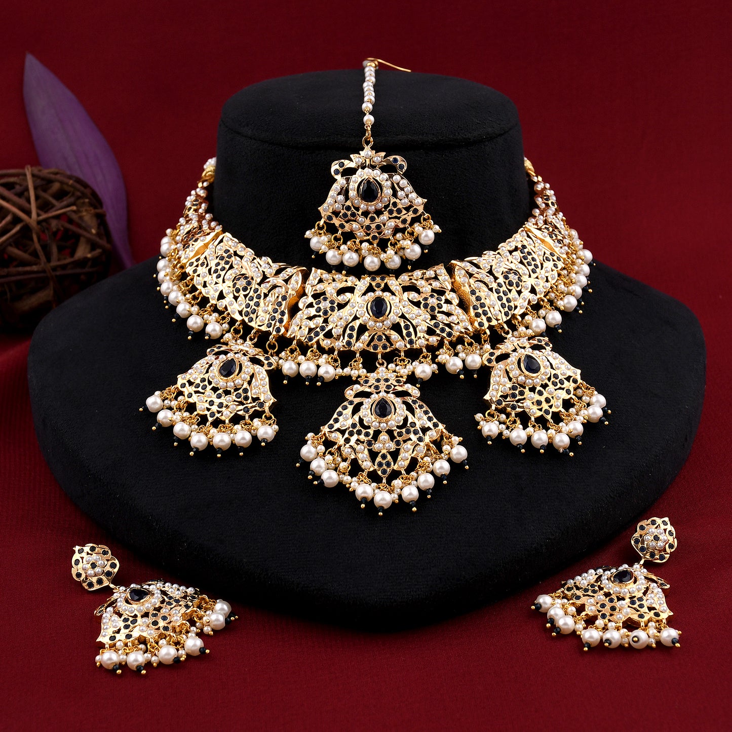 Bridal Jadaau Necklace Set