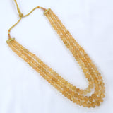 Real Citrine Beads Necklace