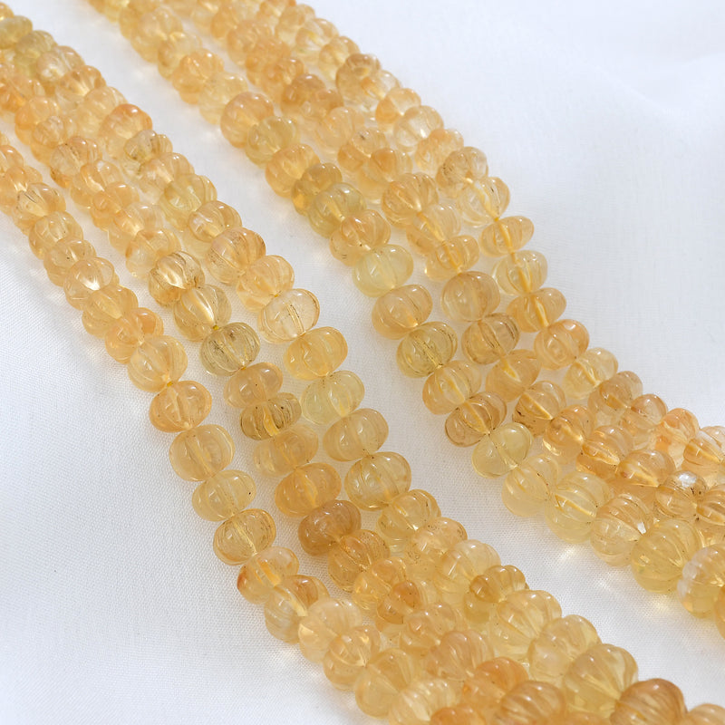 Real Citrine Beads Necklace