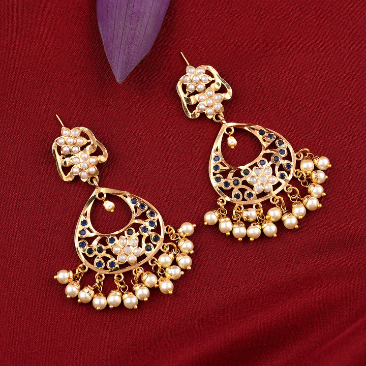 Gold Plated Jadau Necklace Set