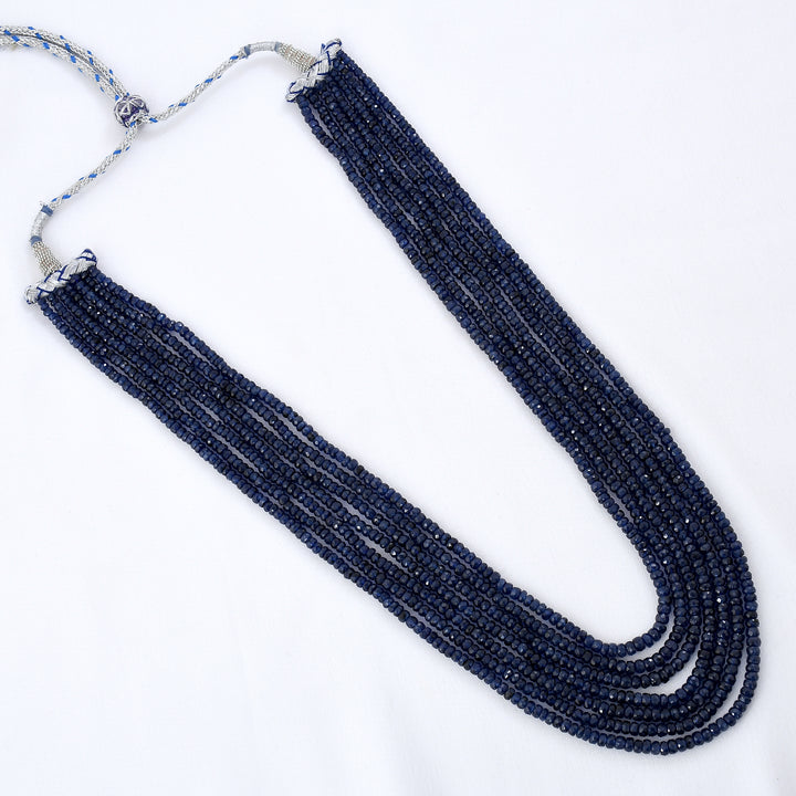 Blue Sapphire Beads Necklace