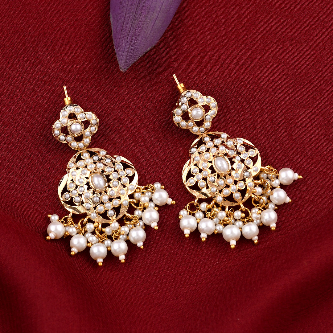 Gold Plated Jadaau Necklace Set