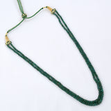 Two Layer Real Emerald Necklace