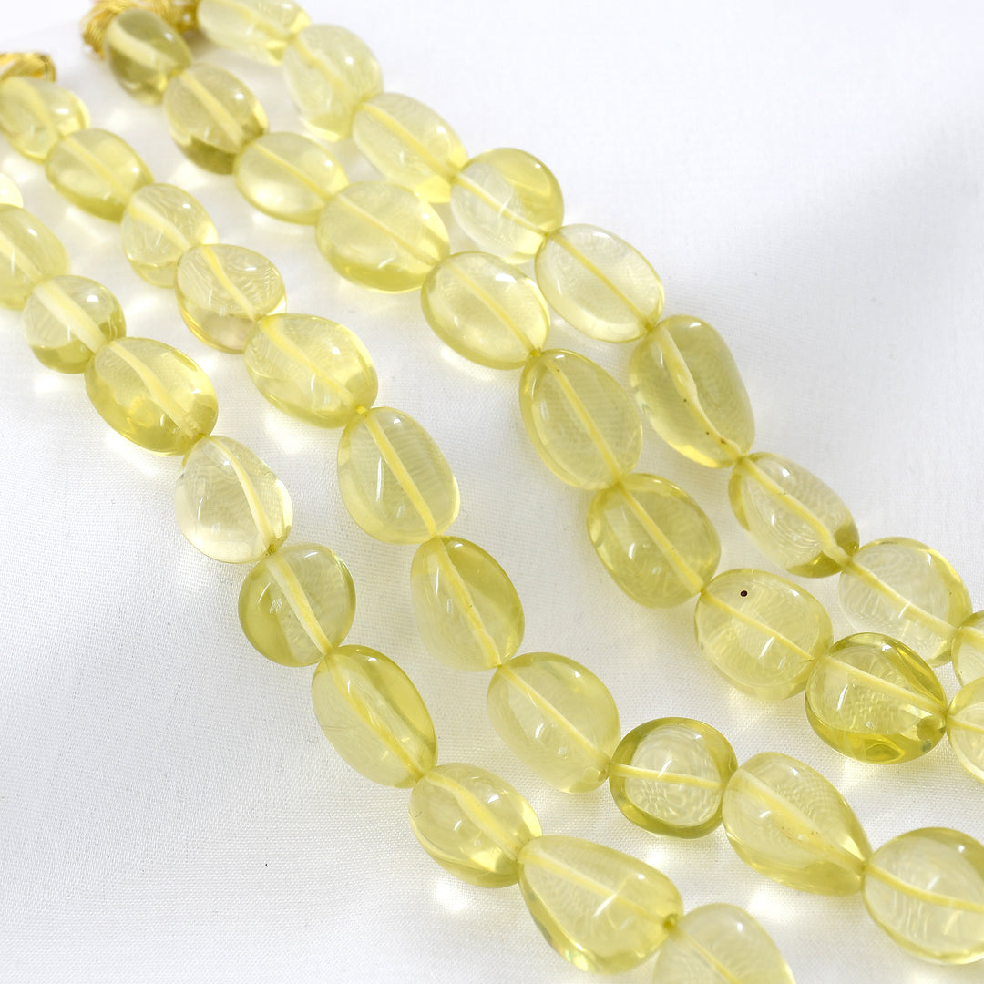 Lemon Topaz Beads Necklace