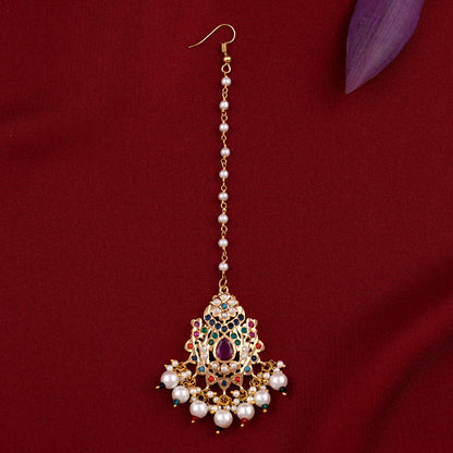 Gold Plated Jadaau Necklace Set