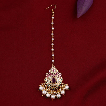 Gold Plated Jadaau Necklace Set