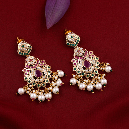 Gold Plated Jadaau Necklace Set