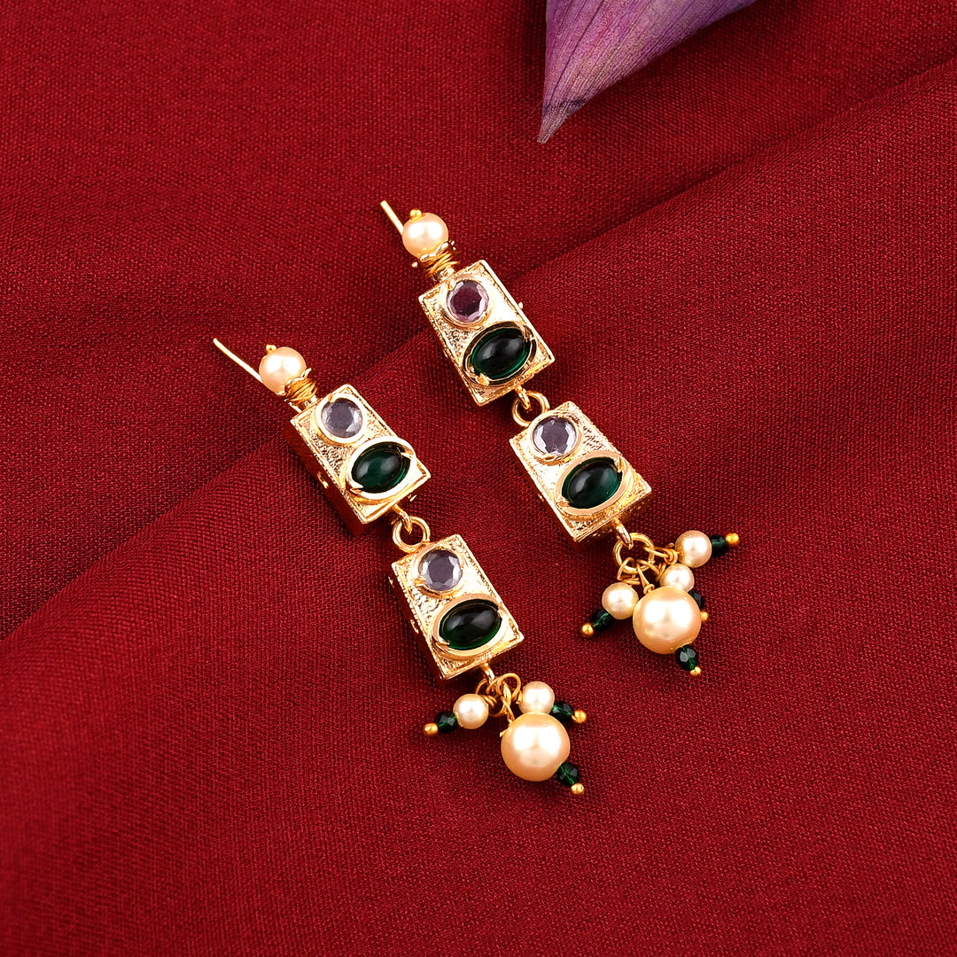 Rajwadi Design Jadau Necklace Set