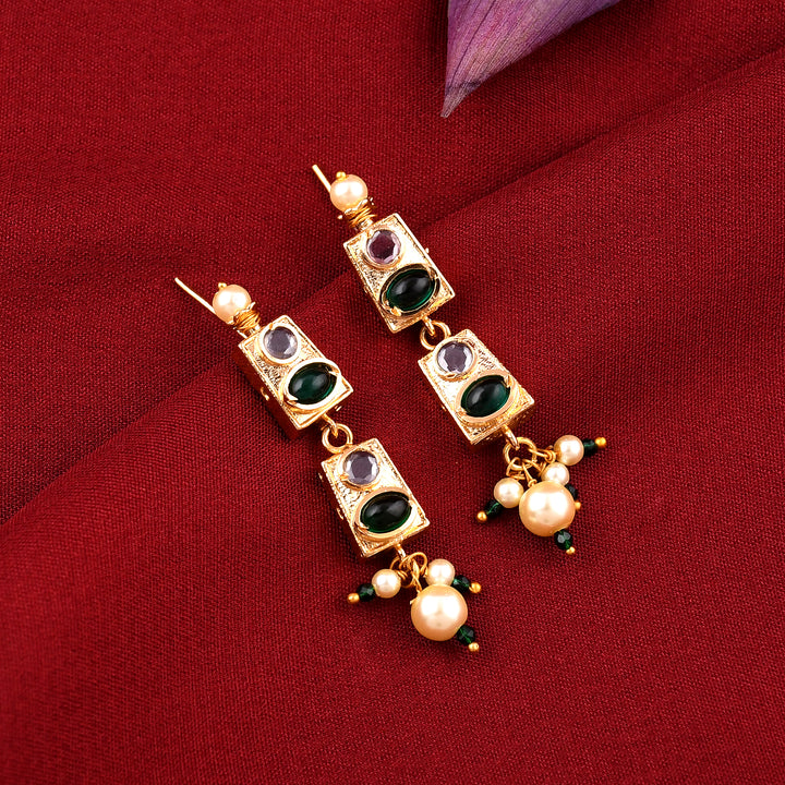 Rajwadi Design Jadau Necklace Set