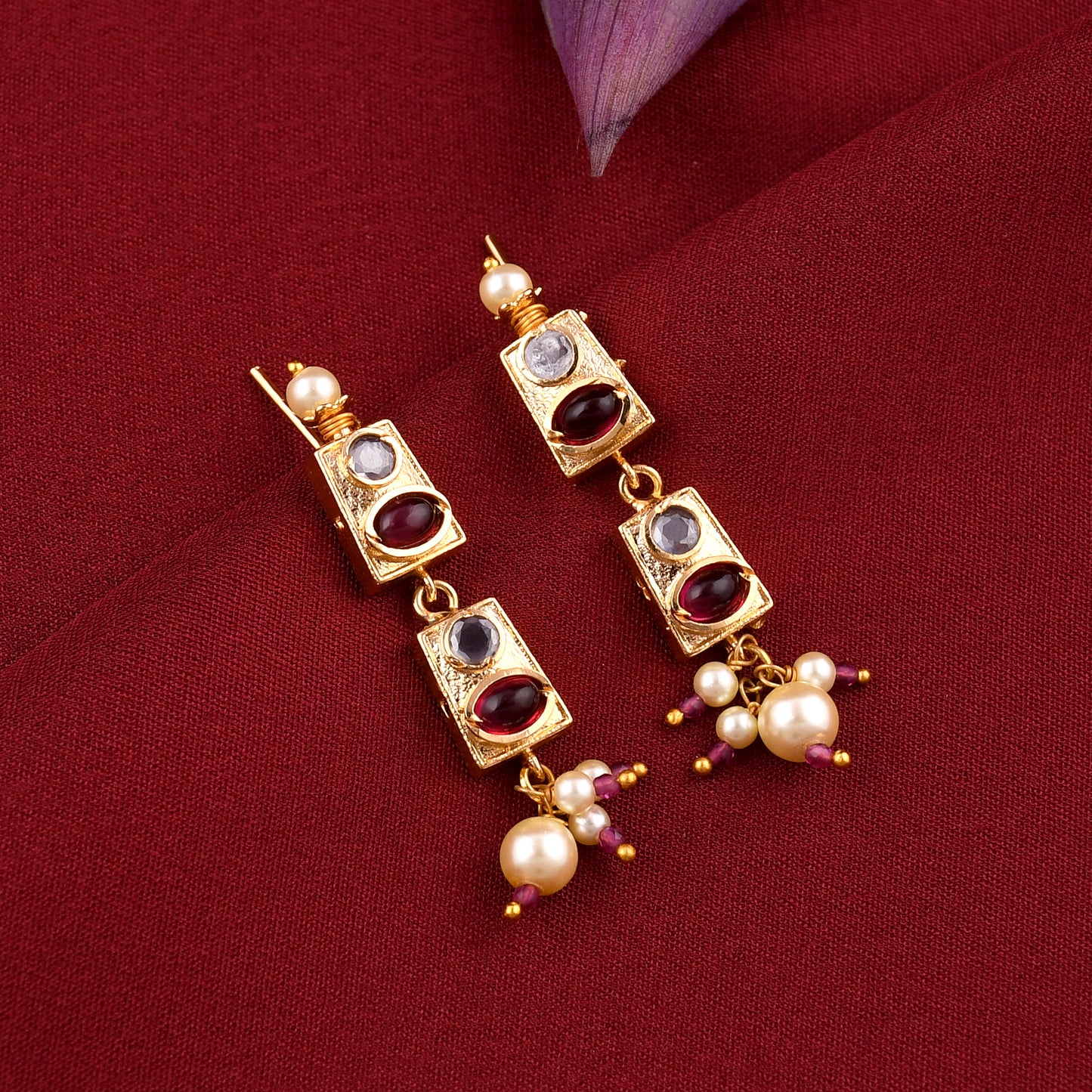 Rajwadi Design Jadau Necklace Set