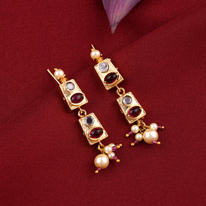 Rajwadi Design Jadau Necklace Set