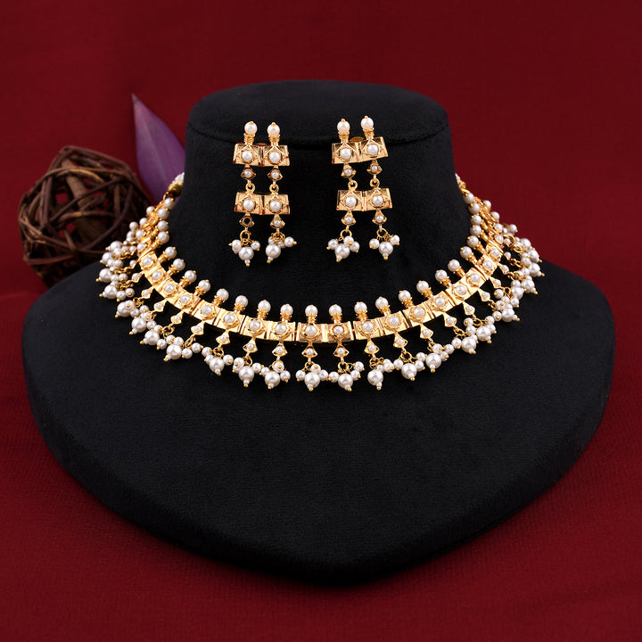 Rajwadi Design Jadau Necklace Set