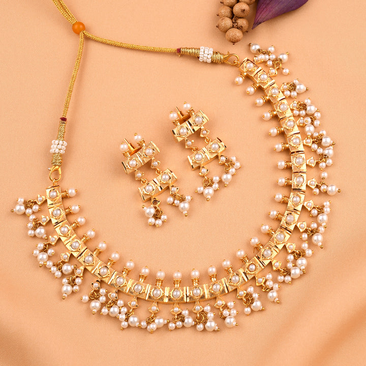 Rajwadi Design Jadau Necklace Set