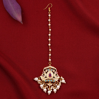 Gold Plated Jadaau Necklace Set