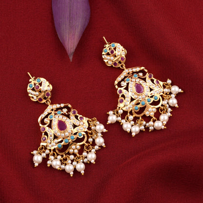 Gold Plated Jadaau Necklace Set