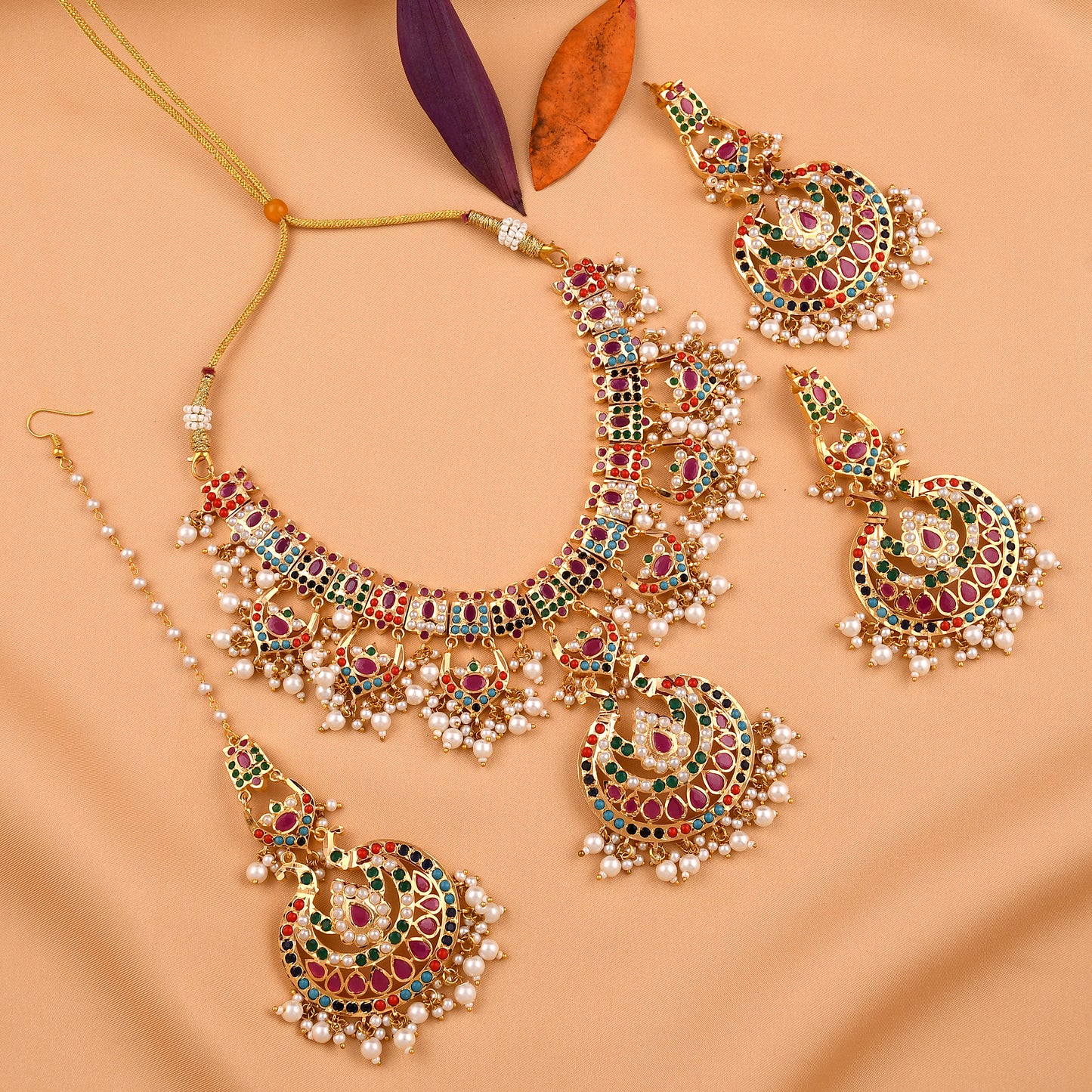 Bridal Jadaau Necklace Set