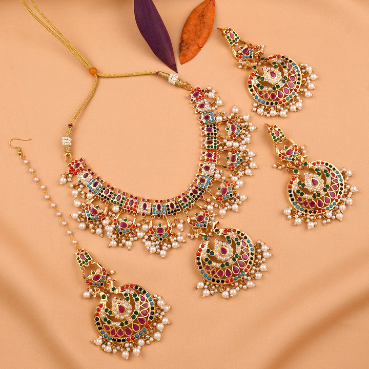 Bridal Jadaau Necklace Set