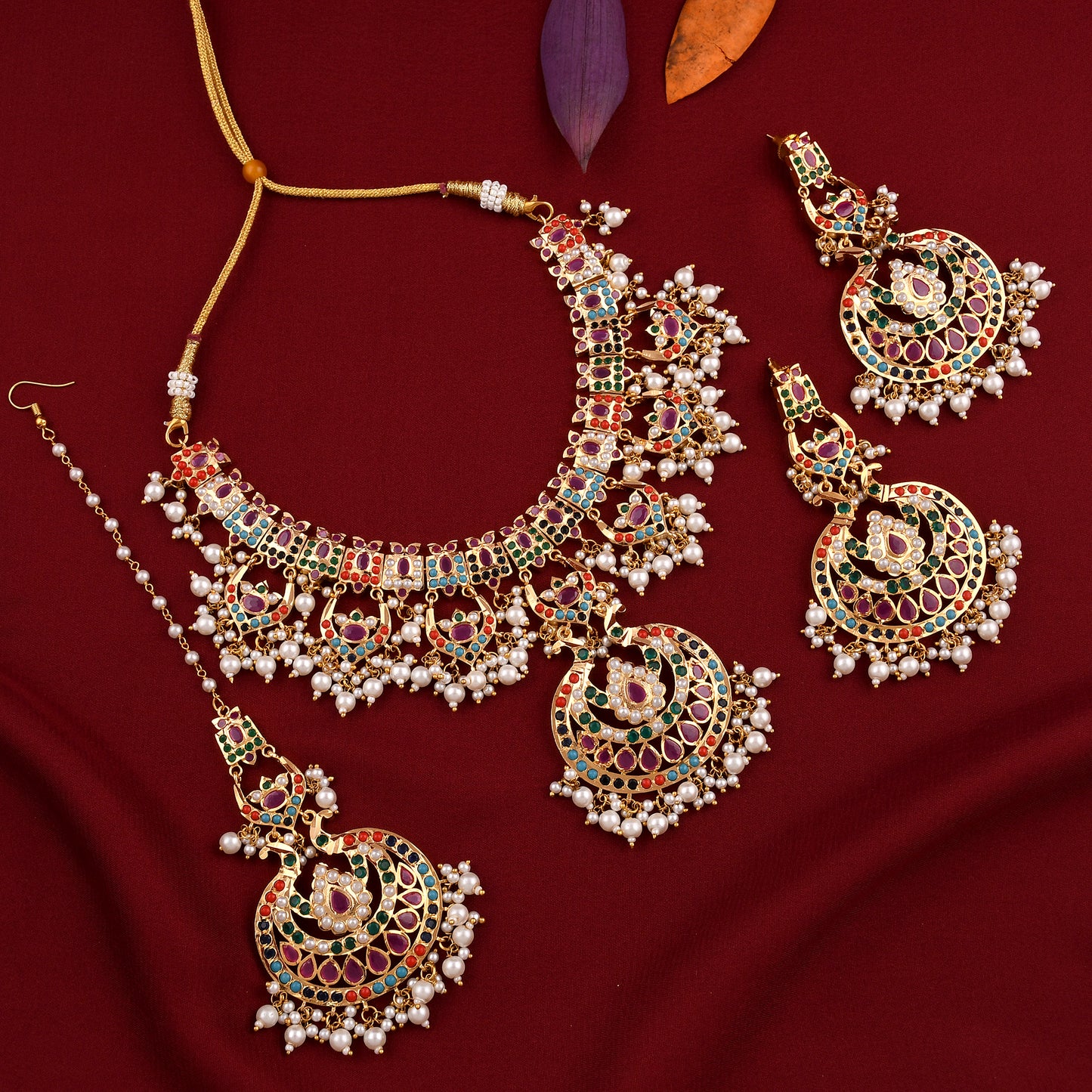 Bridal Jadaau Necklace Set