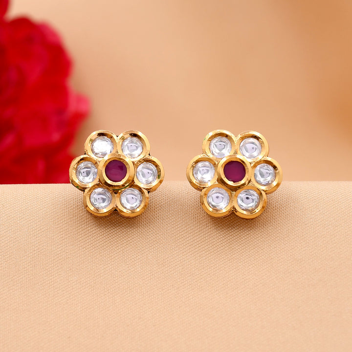 Women Kundan Polki Pendant Set