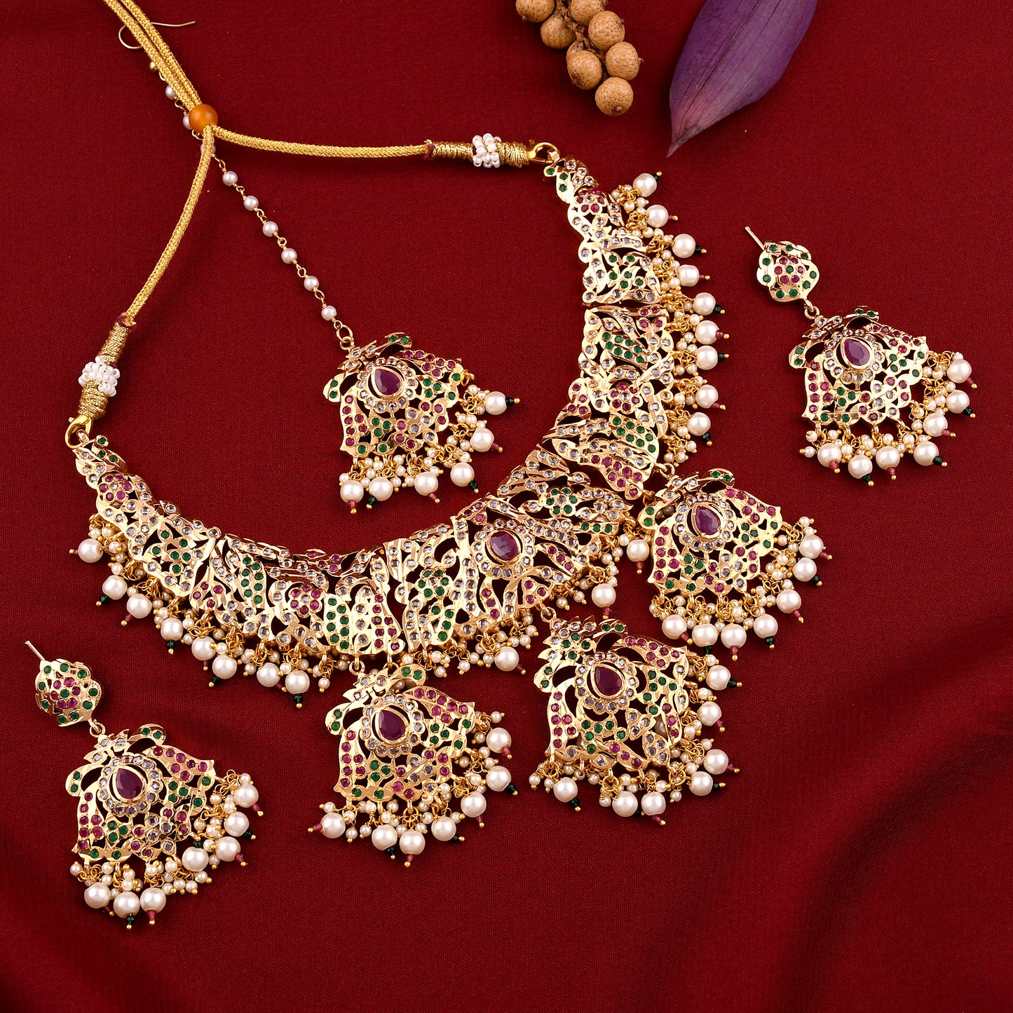 Bridal Jadaau Necklace Set