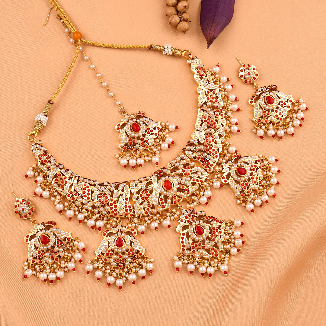 Bridal Jadaau Necklace Set