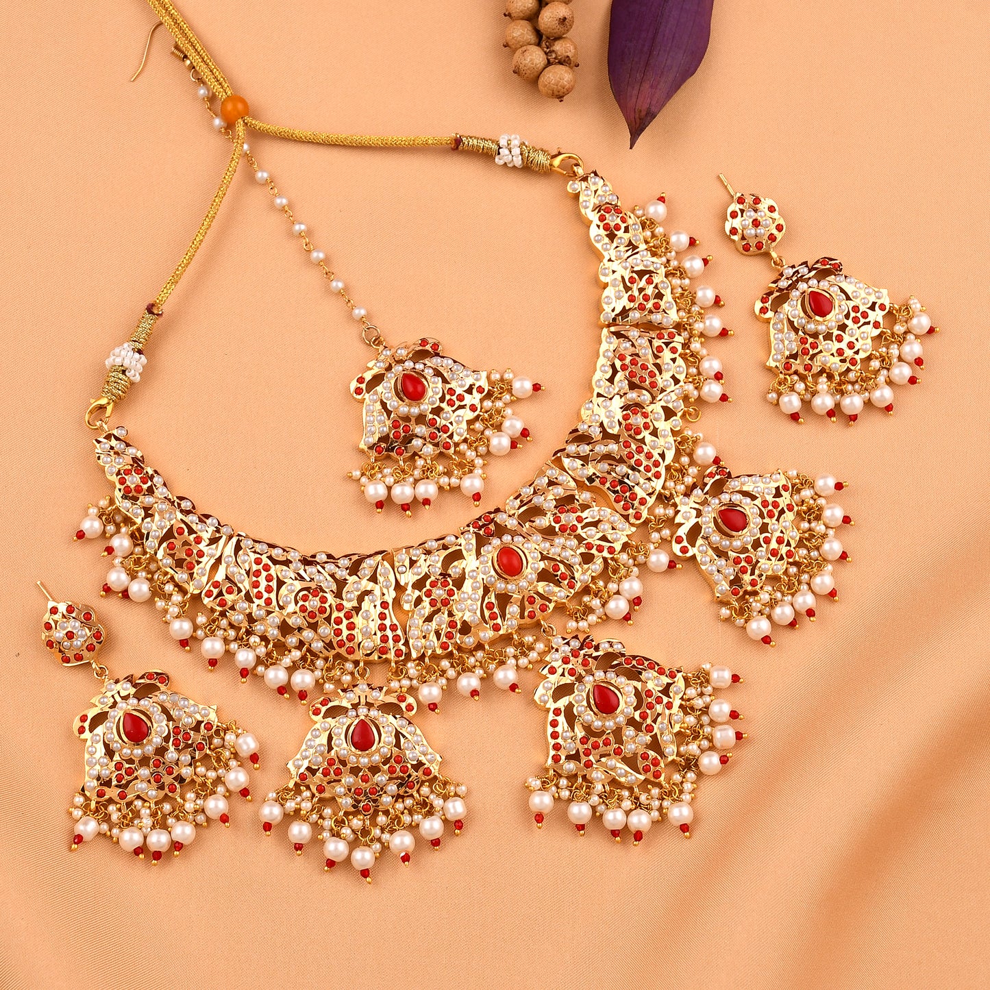 Bridal Jadaau Necklace Set