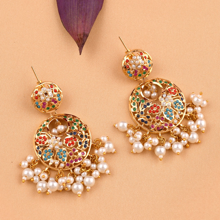 Jadaau Chandbali Earrings