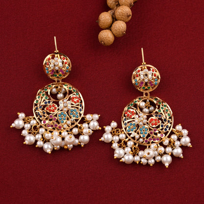 Jadaau Chandbali Earrings