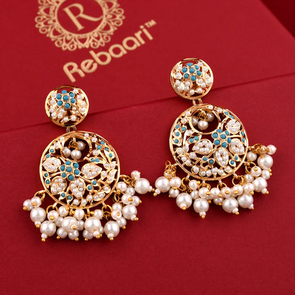 Jadaau Chandbali Earrings