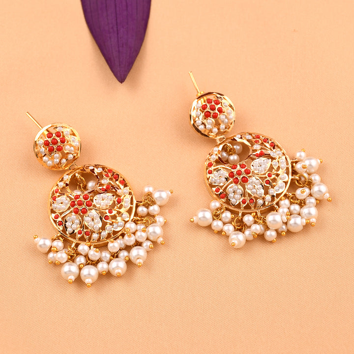 Jadaau Chandbali Earrings