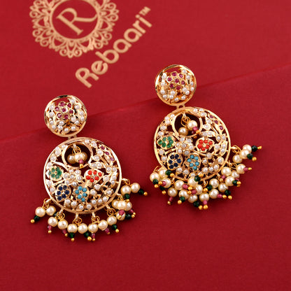 Jadaau Chandbali Earrings