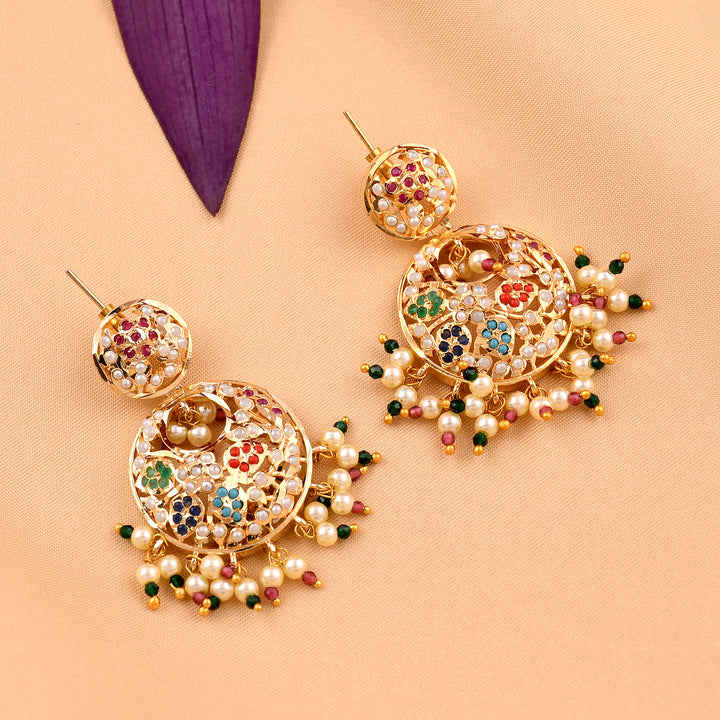 Jadaau Chandbali Earrings