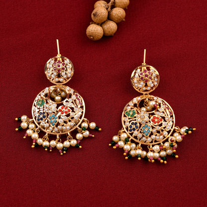 Jadaau Chandbali Earrings