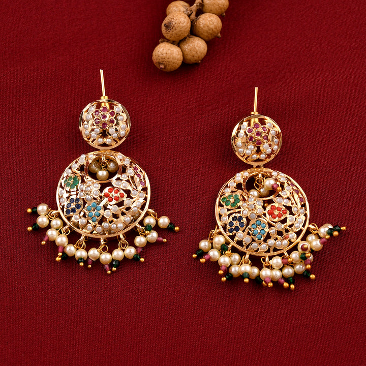Jadaau Chandbali Earrings