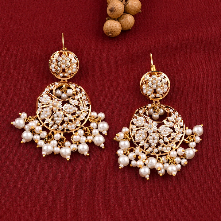 Jadaau Chandbali Earrings