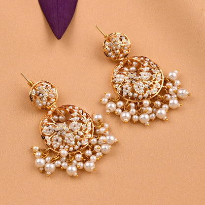 Jadaau Chandbali Earrings