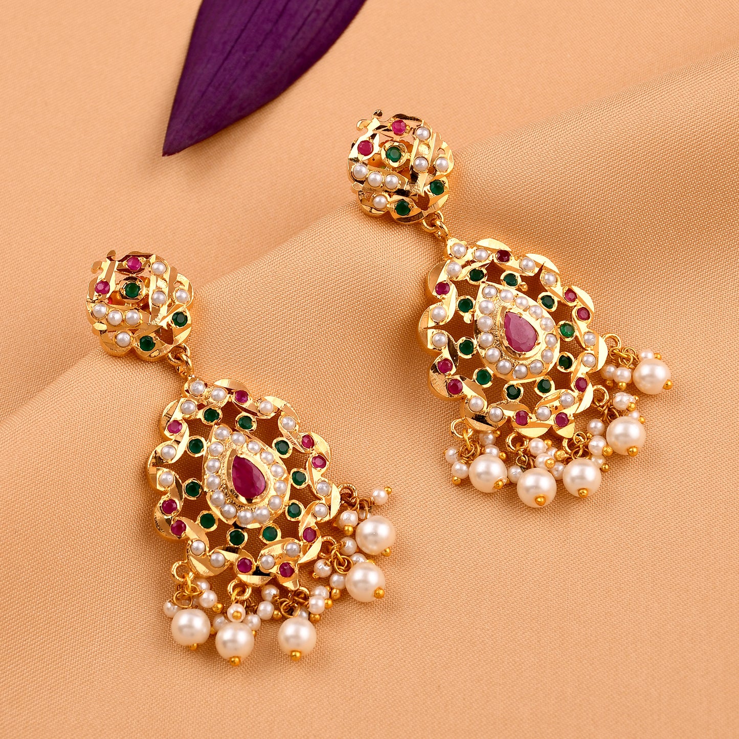 Chandbali Style Earrings