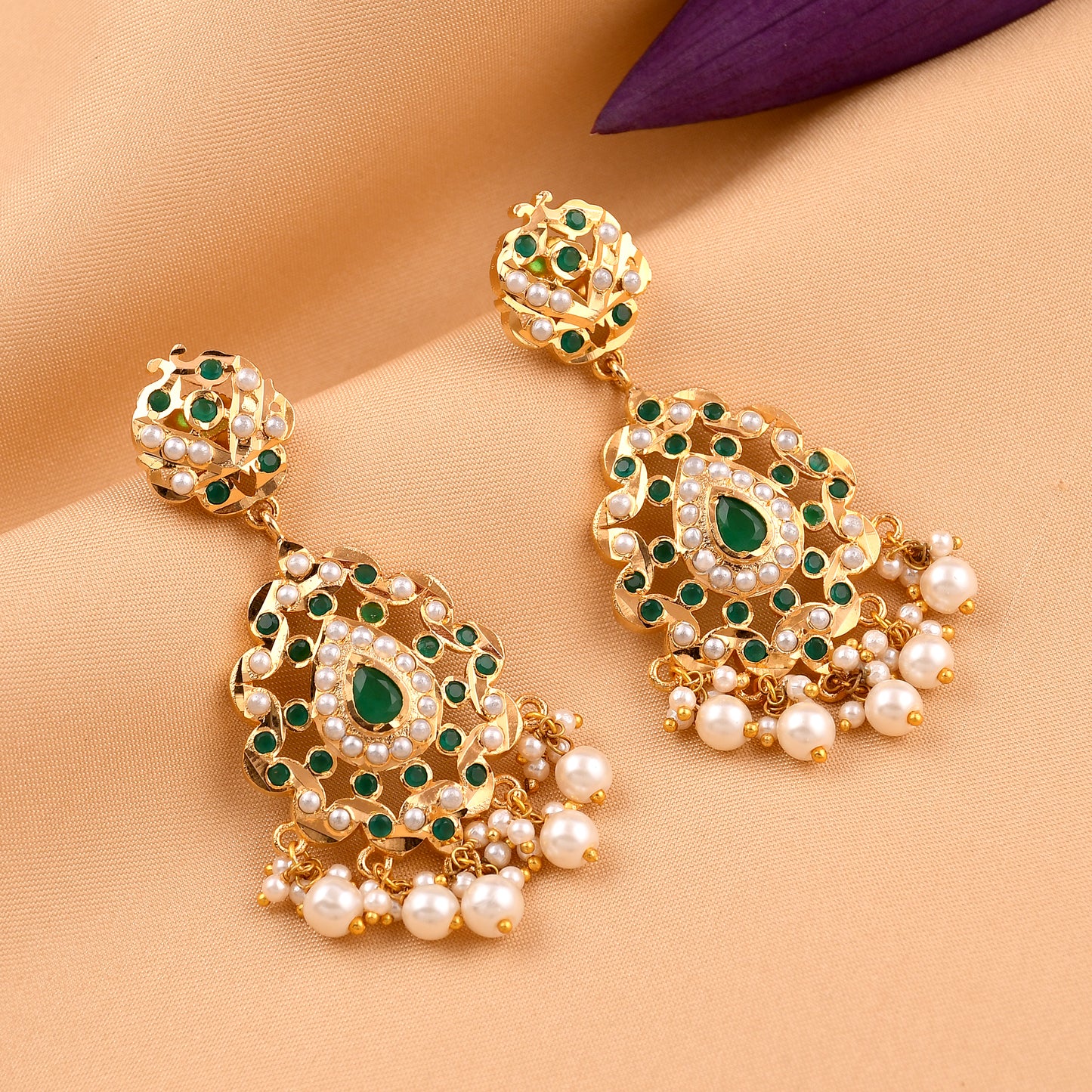 Chandbali Style Earrings
