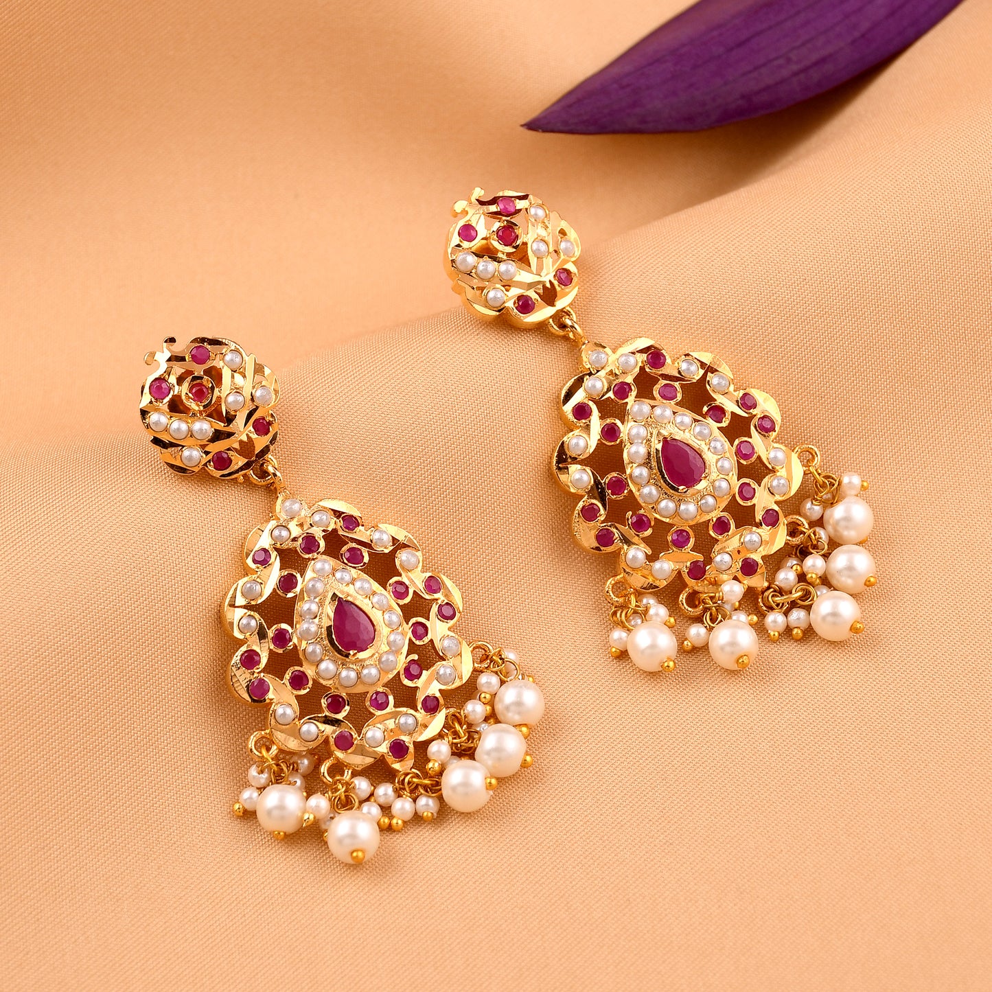 Chandbali Style Earrings