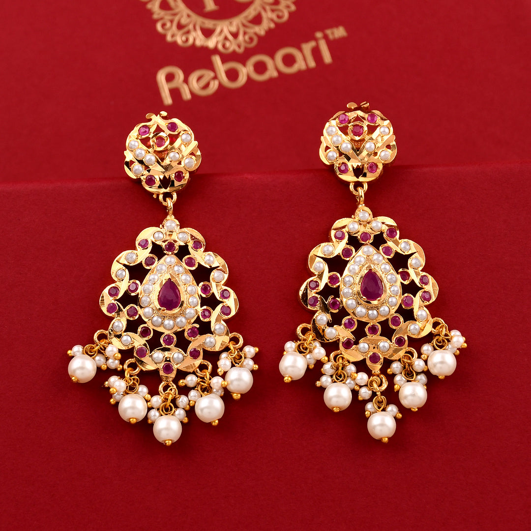 Chandbali Style Earrings