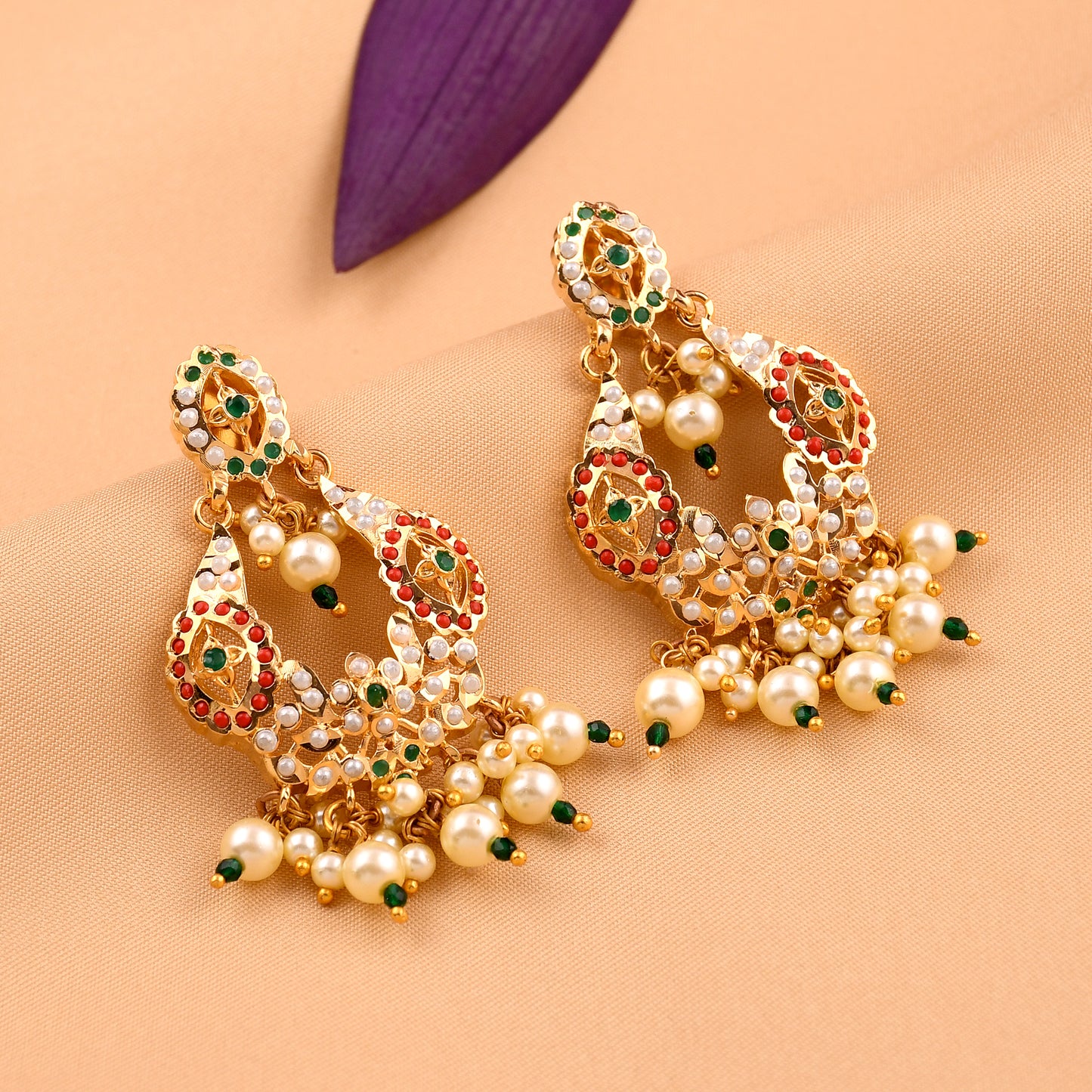 Chandbali Style Earrings