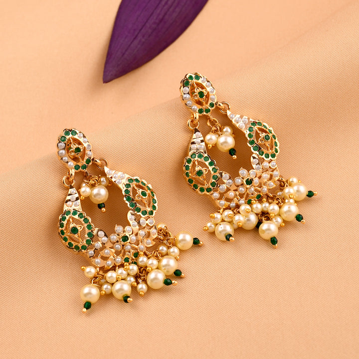 Jadaau Chandbali Style Earrings