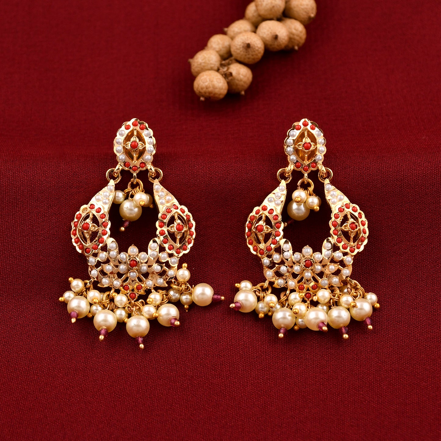 Chandbali Style Earrings