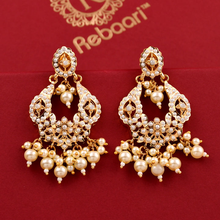 Jadaau Chandbali Style Earrings