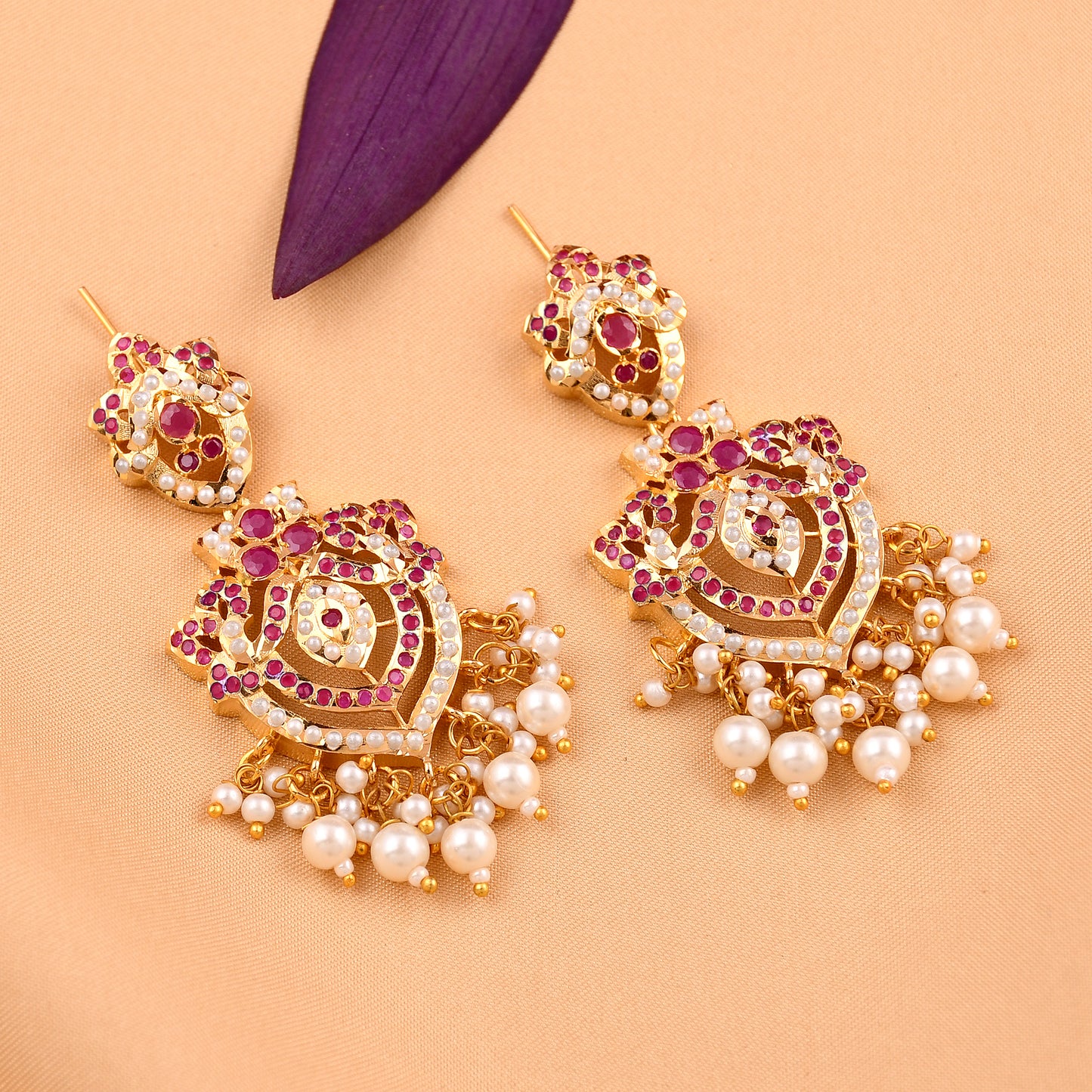 Magnificent Jadau Earrings